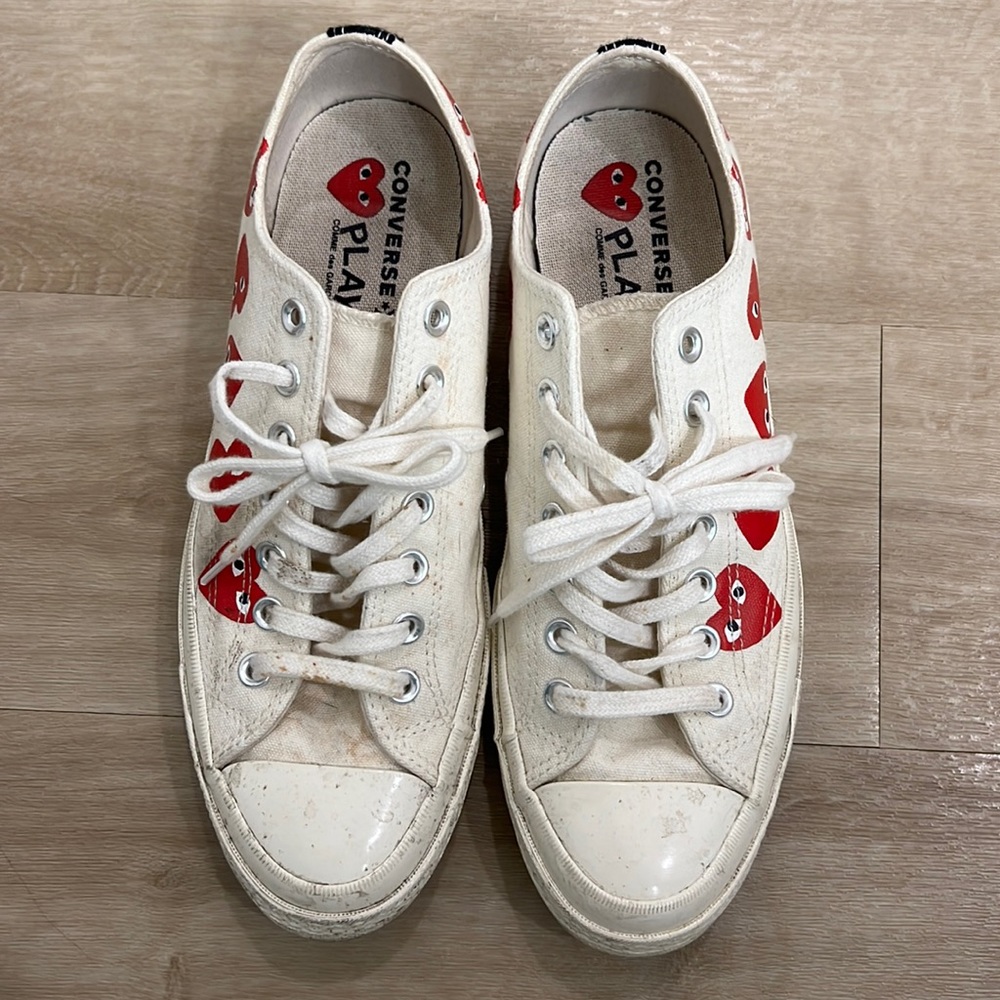 Commes Des Garçons Converse Low White